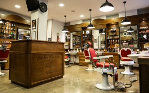 arredo di un barber shop